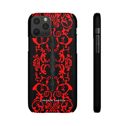 Gothic Crimson Symmetry iPhone 11 - Slim Phone Case