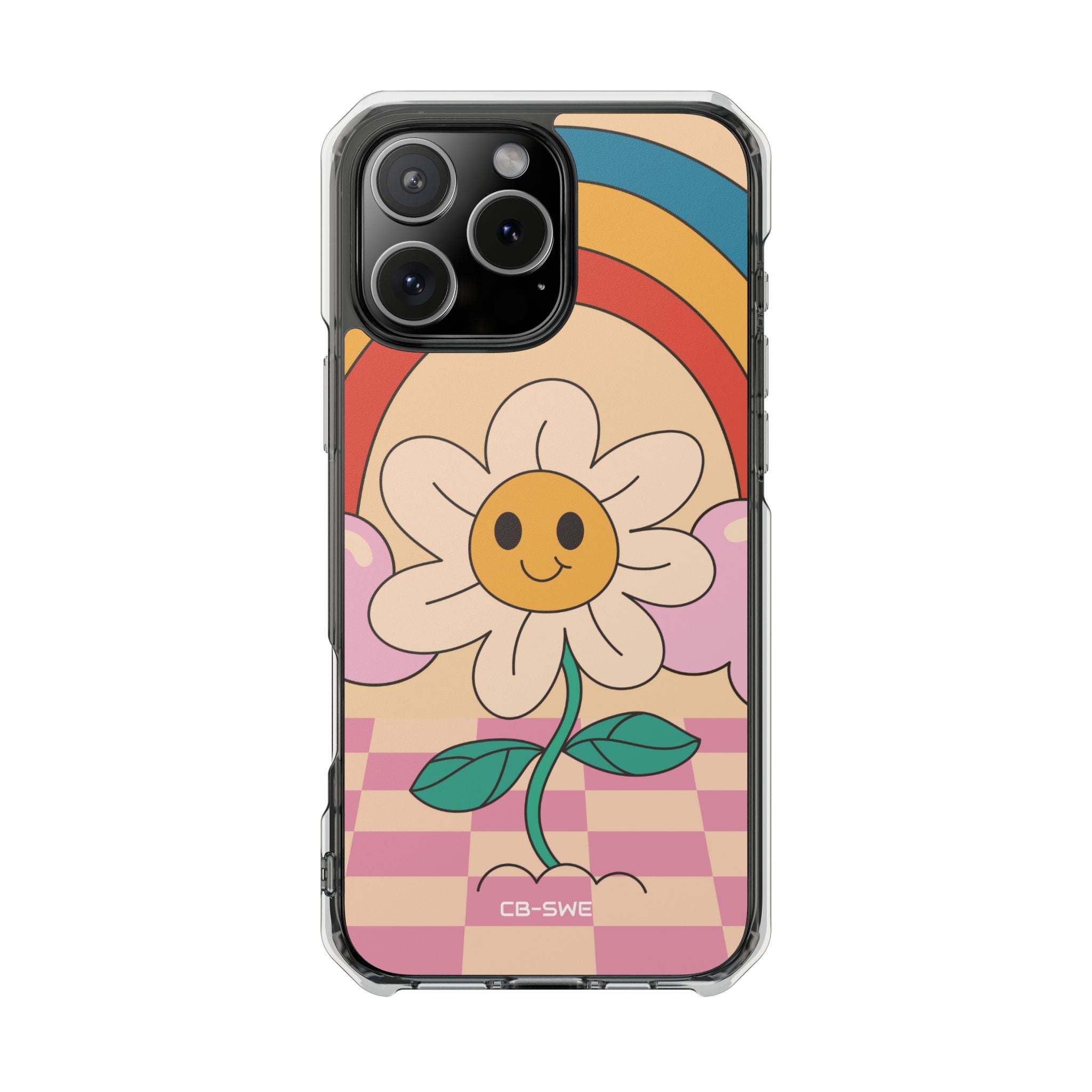 Joyful Retro Bloom iPhone Case - Impact