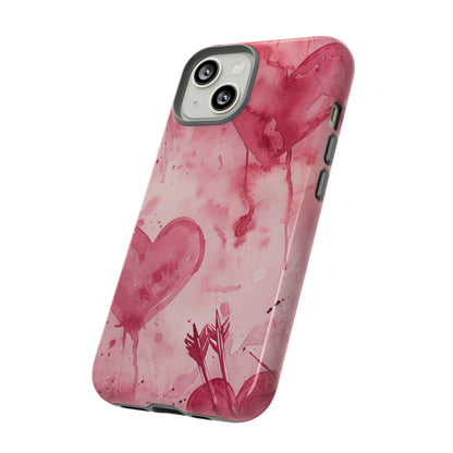 Cupid's Heart Entwined - Protective Phone Case