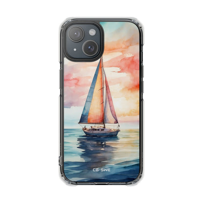 Sailboat Glides Calm iPhone Case - Impact