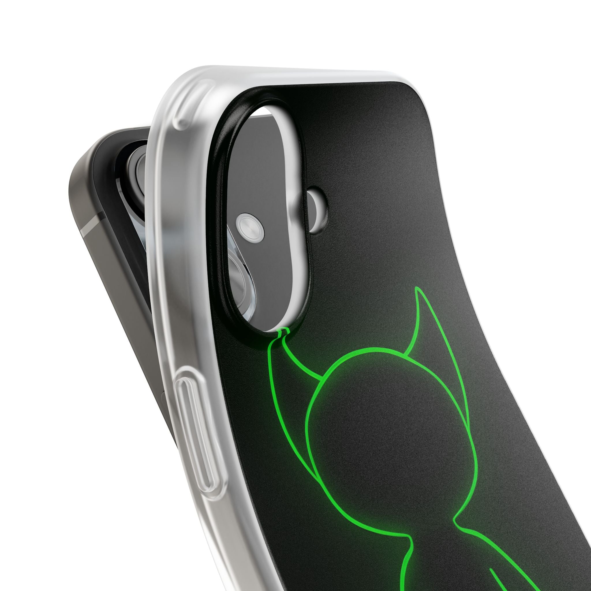 Neon Horned Glow iPhone 16 Case - Soft