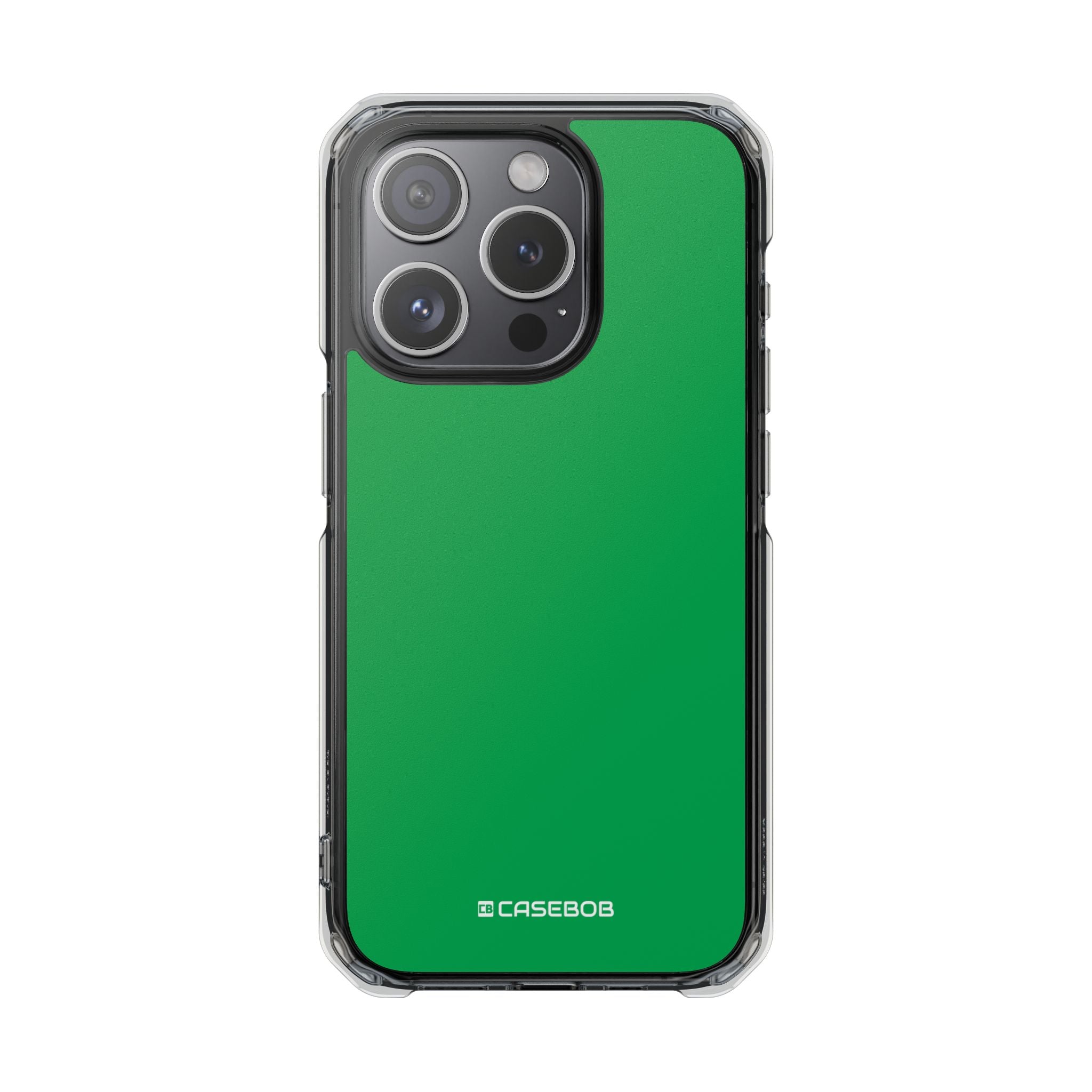 Pigment Green - Clear Impact Case for iPhone