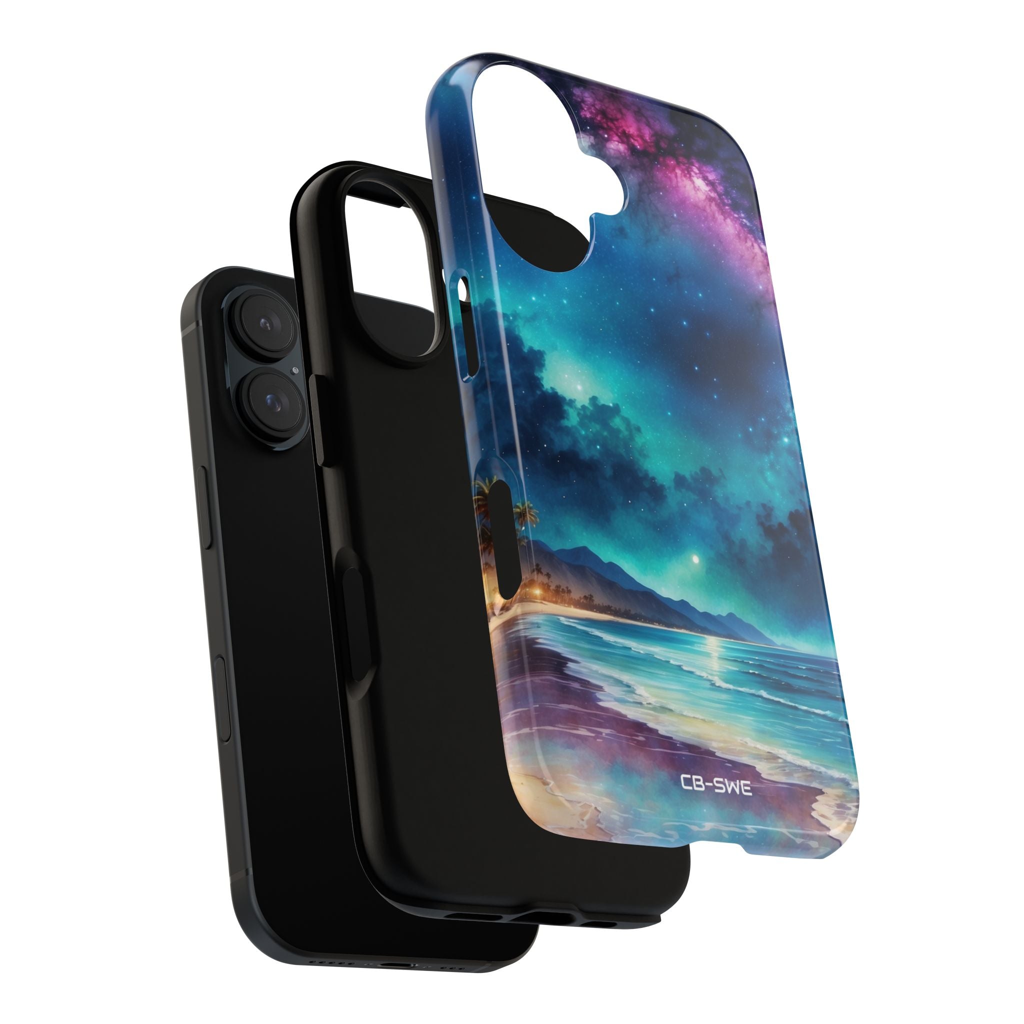 Waves Embrace Stars - iPhone Case