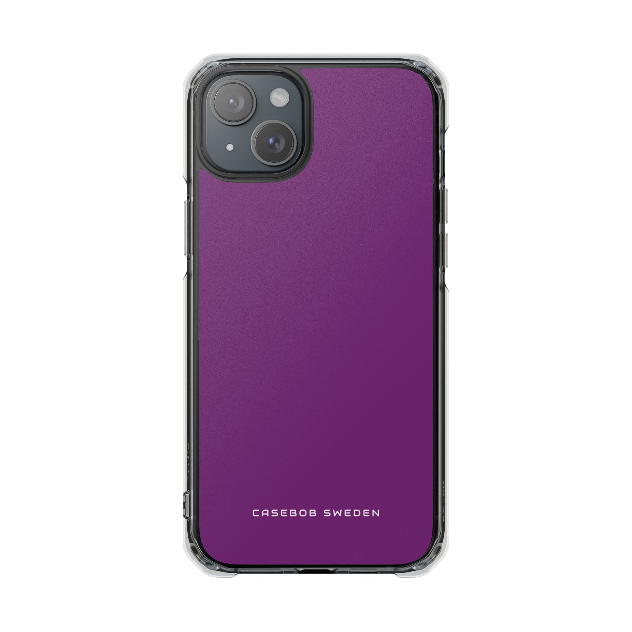 Purple iPhone 15 - Clear Impact Phone Case