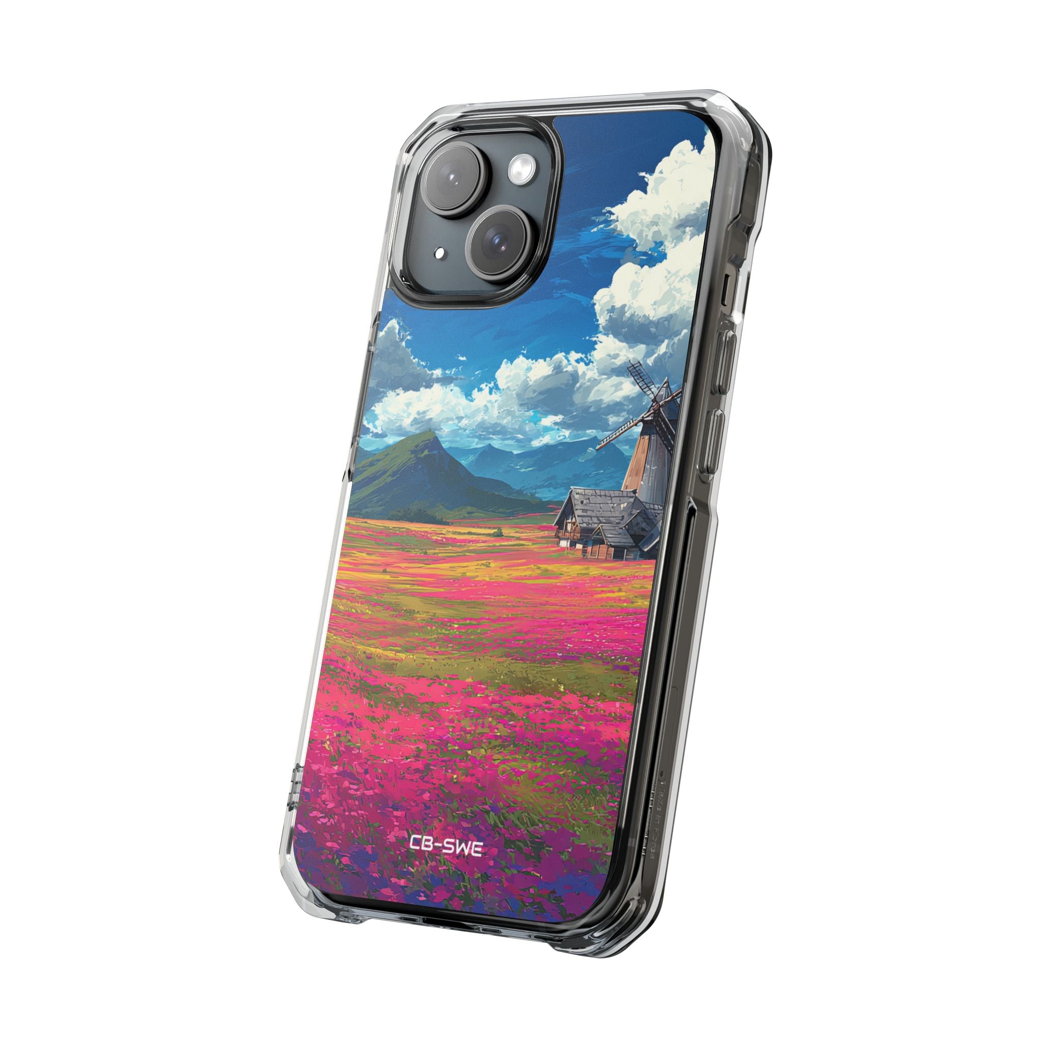 Impressionistic Summer Windmill iPhone Case - Impact