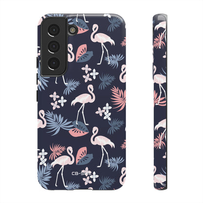 Flamingos Dance Playfully - Samsung Case