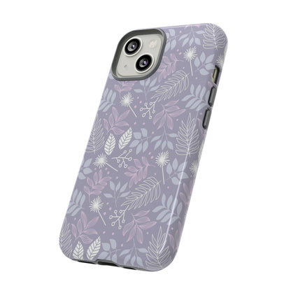 Purple Mona Leaf - Protective Phone Case