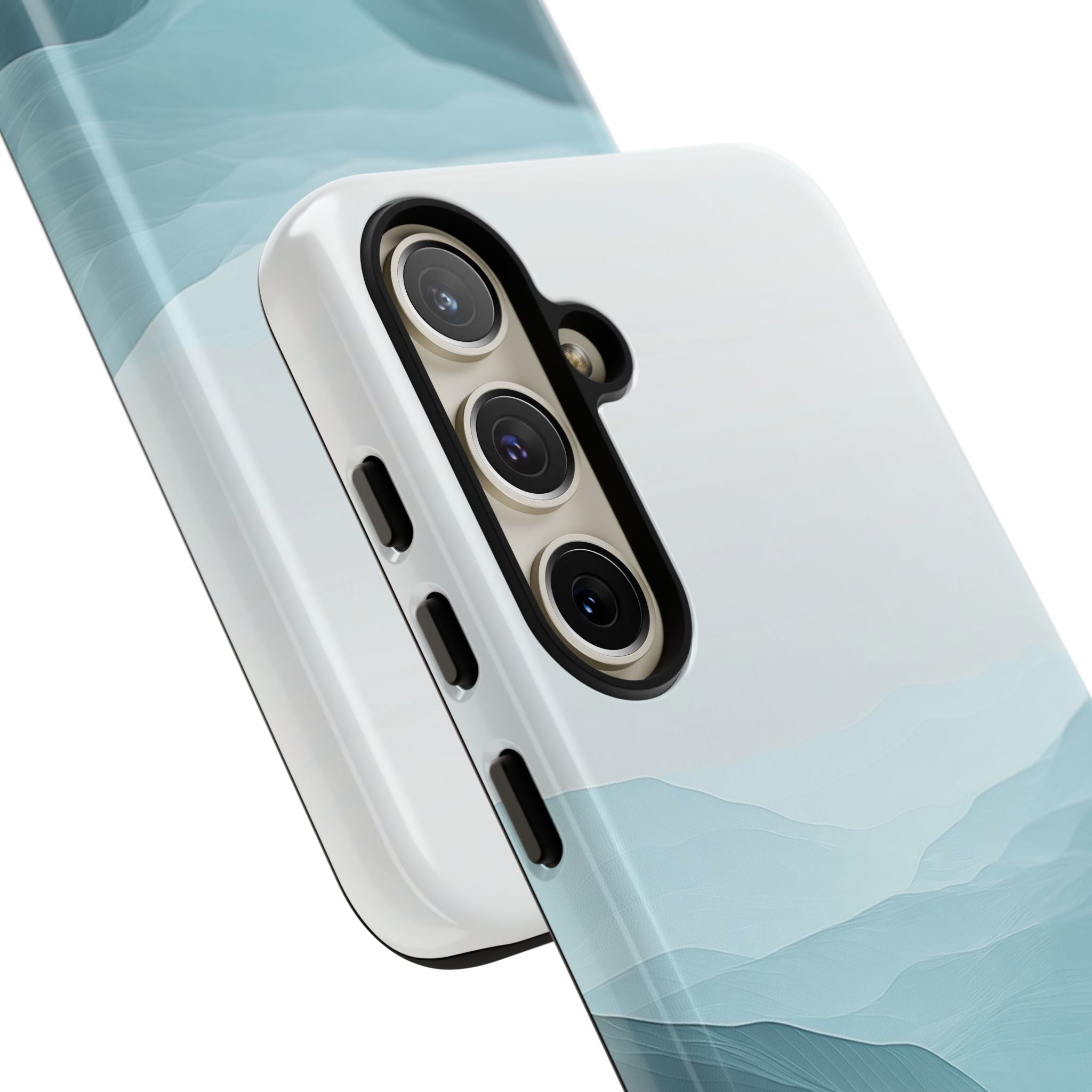 Teal Mist Mountains Samsung S24 Plus Case - Tough