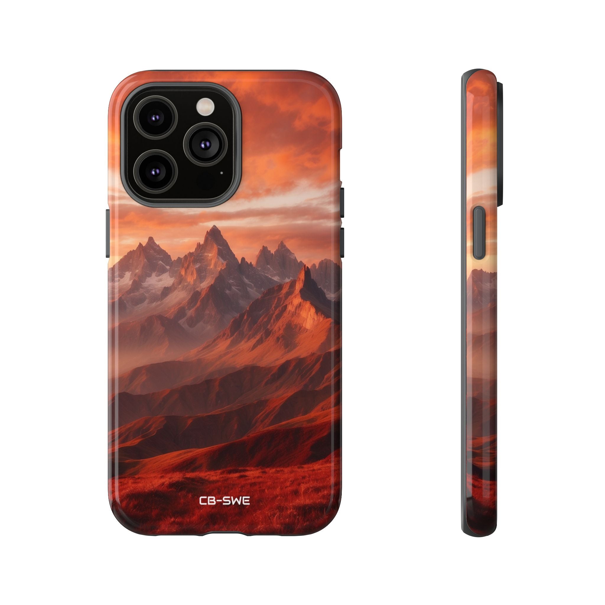 Mountain Peaks Glowing - iPhone Case