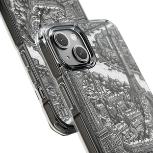 Timeless Cityscape - Phone Case for iPhone (Clear Impact - Magnetic)