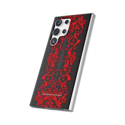 Gothic Crimson Symmetry Samsung S23 - Flexi Phone Case