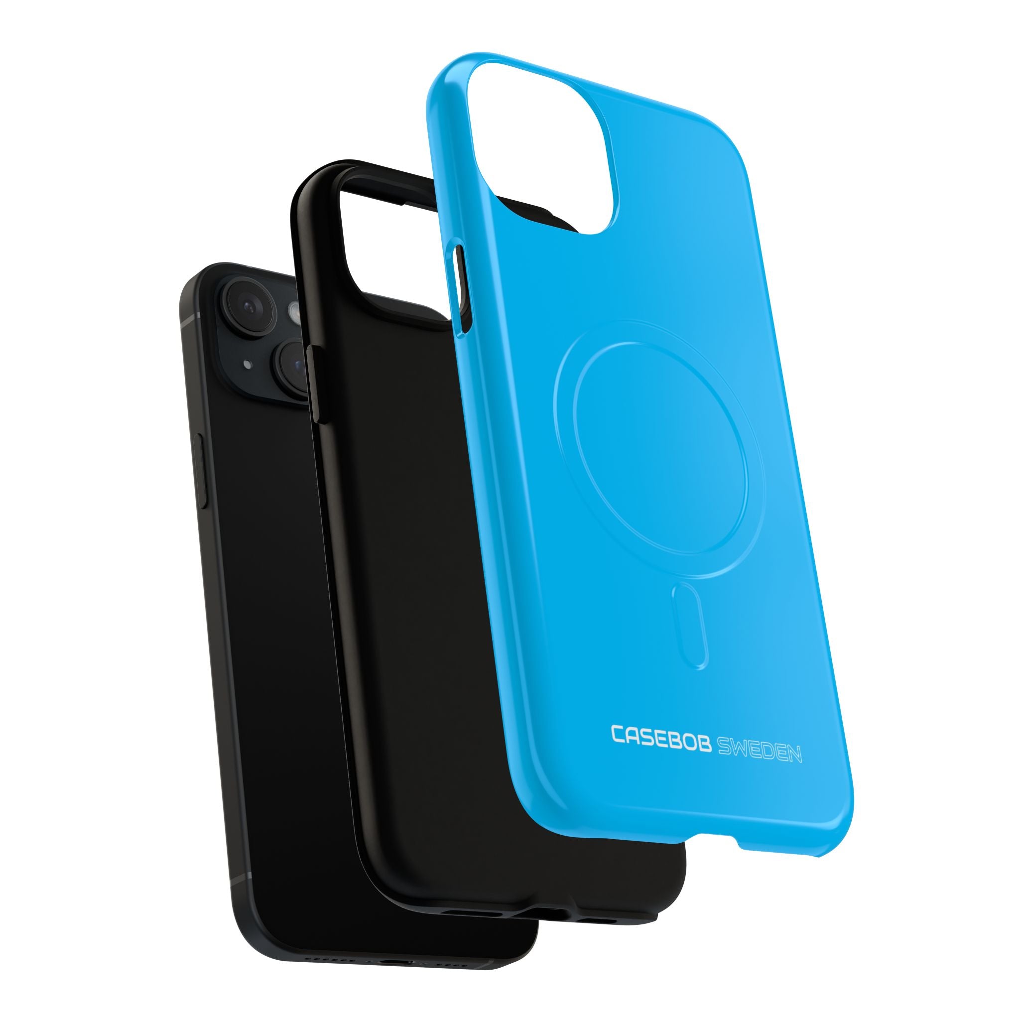 Deep Sky Blue iPhone 15 - Tough+