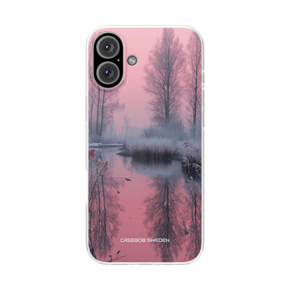 Pink Serenity Case - Flexi iPhone 16 Phone Case