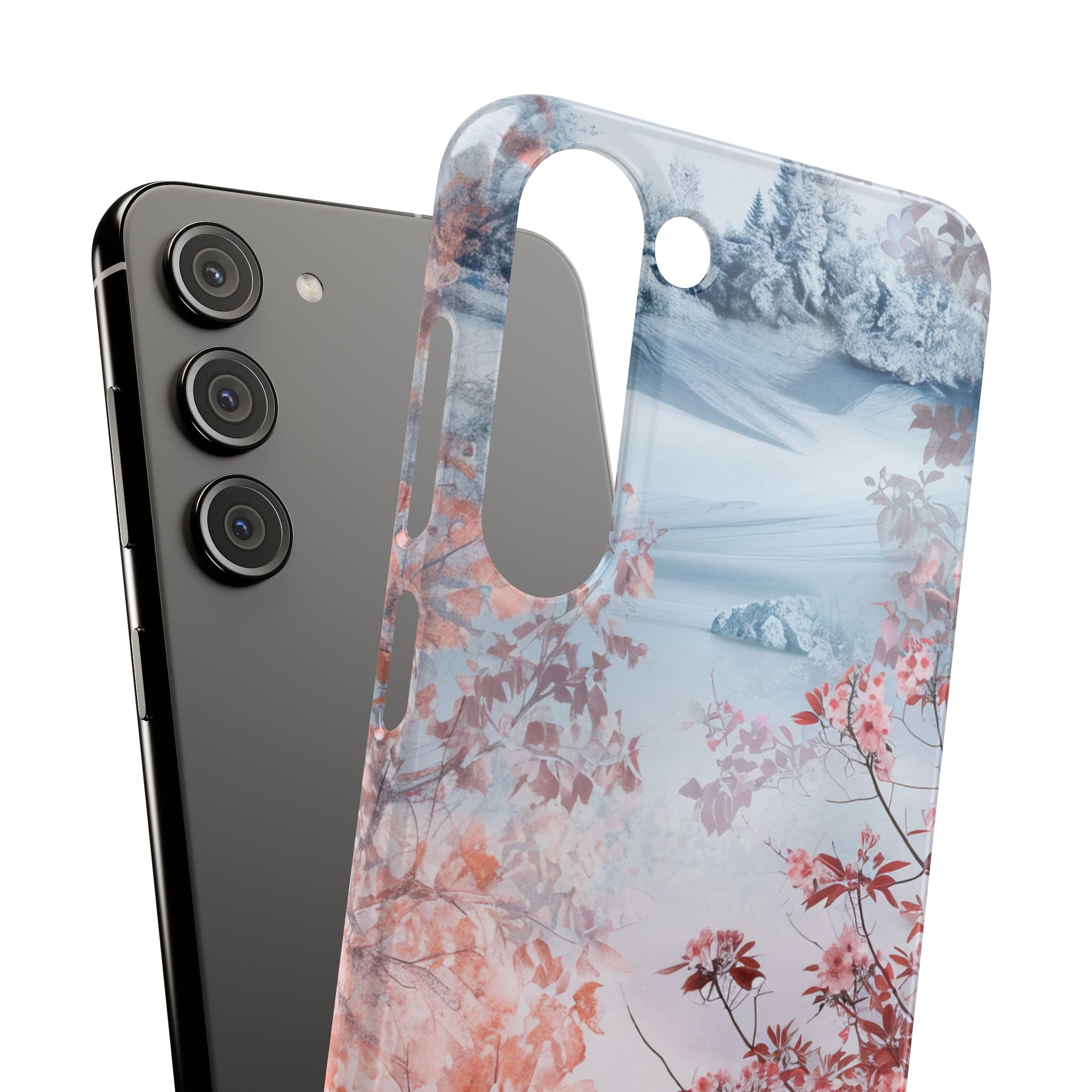 Floral Serenity Case - Slim Samsung S23 Phone Case