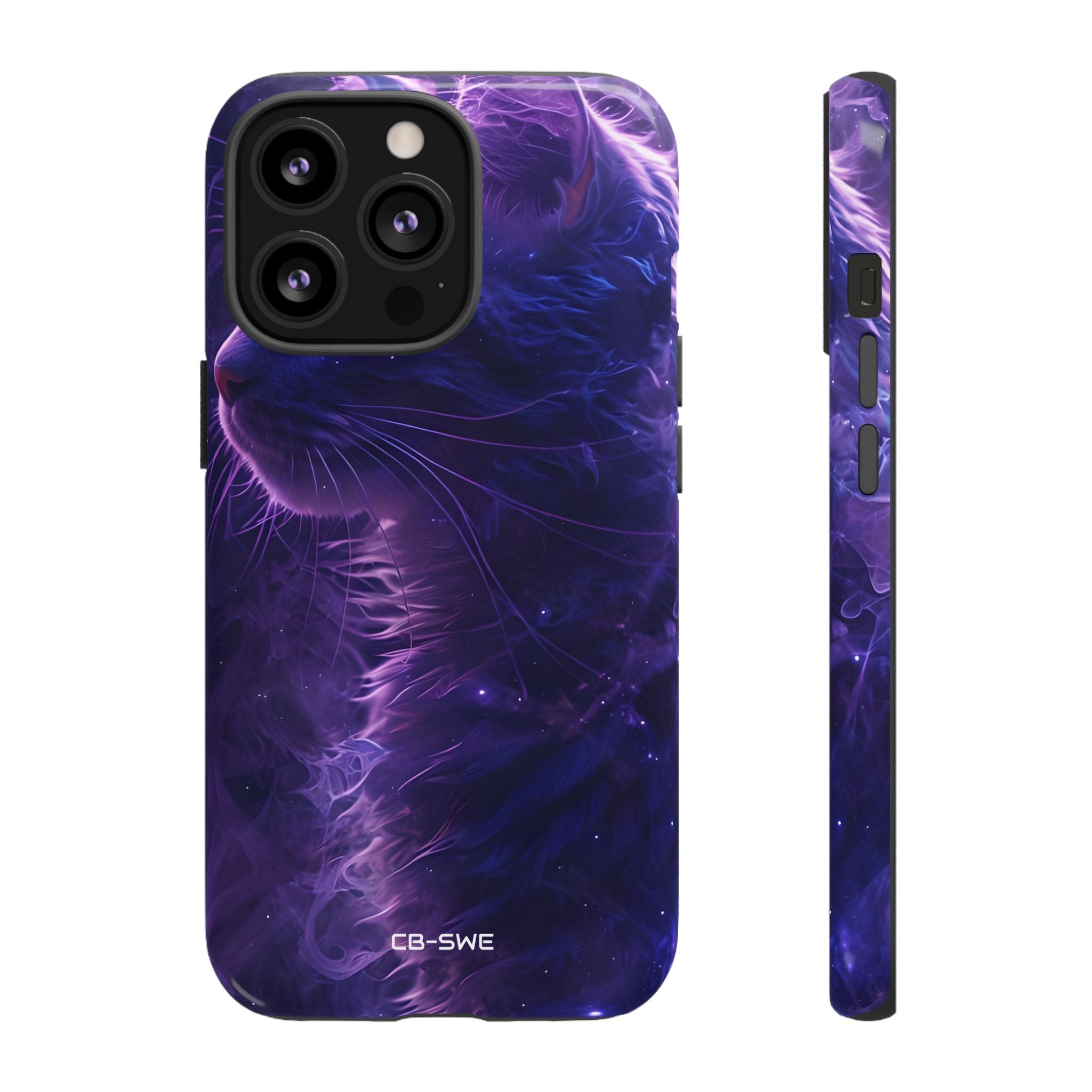 Mystical Starlit Cat - iPhone Case