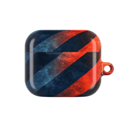 Diagonal Stripes Blaze - AirPods Case