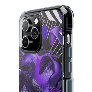 Ultra Violet Design | Handyhülle für iPhone (Clear Impact Case – magnetisch) 