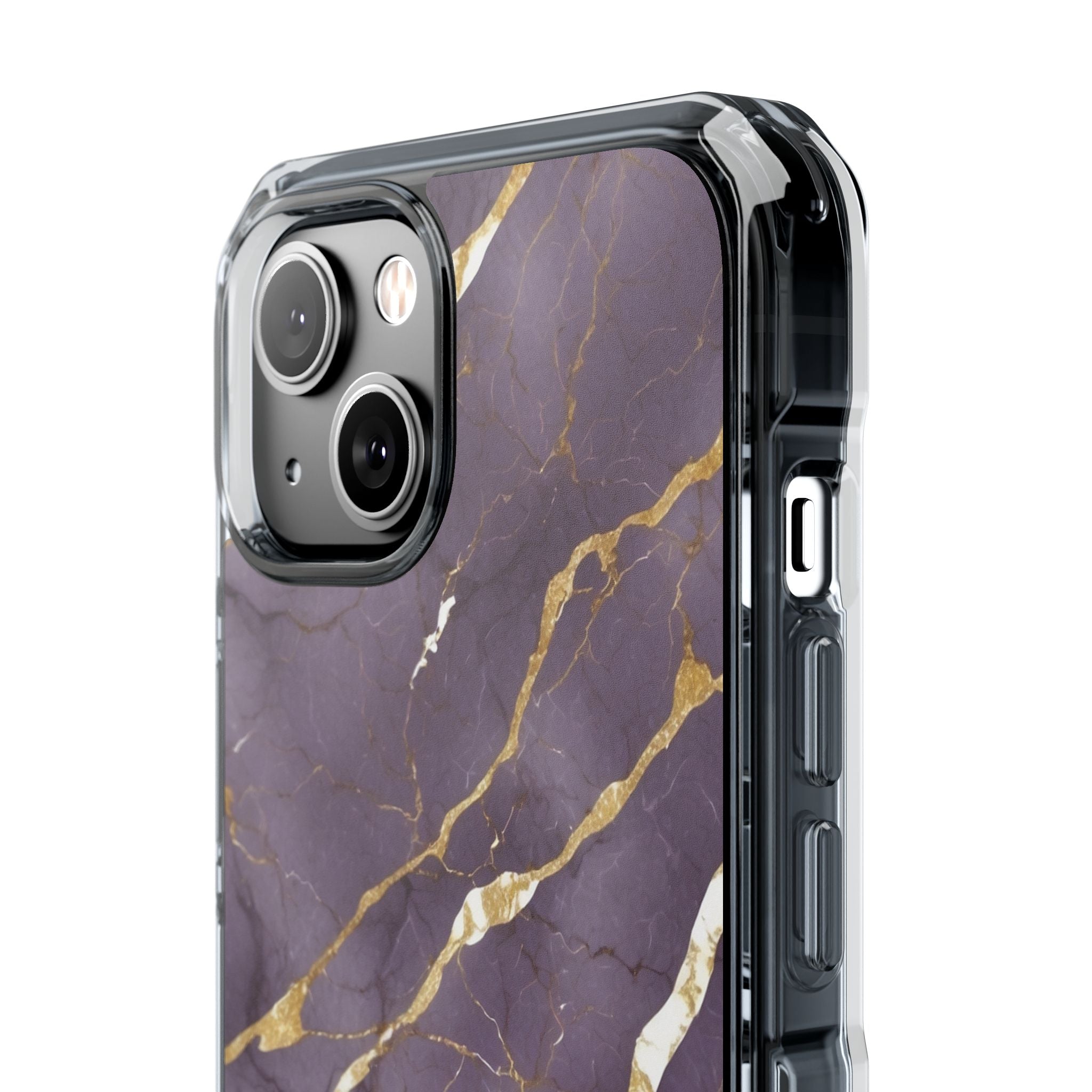 Golden Veins Flowing iPhone Case - Impact