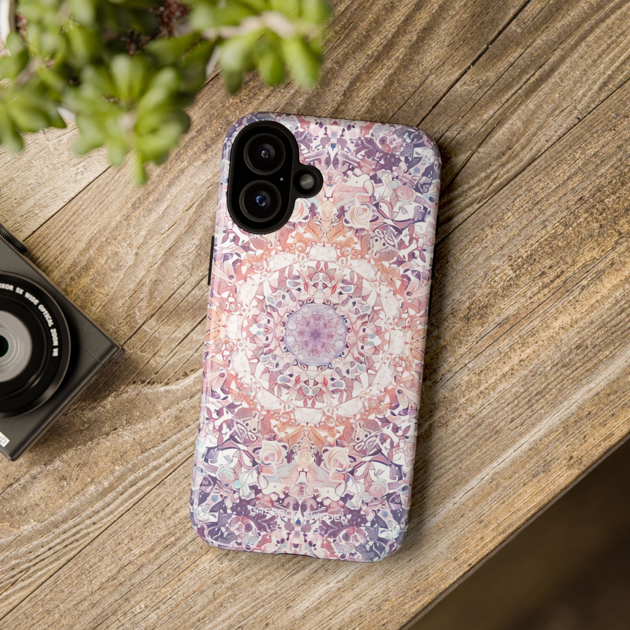 Purple Pink Mandala - Tough iPhone 16 Phone Case