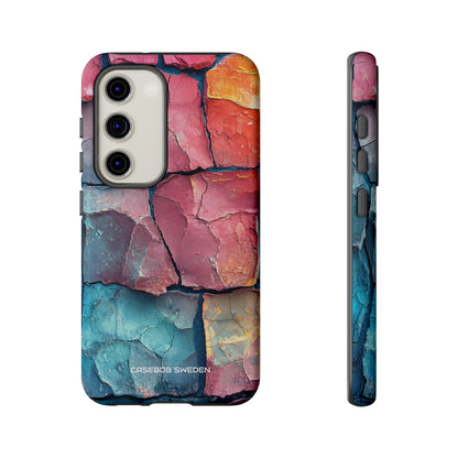 Cracked Earth Mosaic - Tough Samsung S23 Phone Case