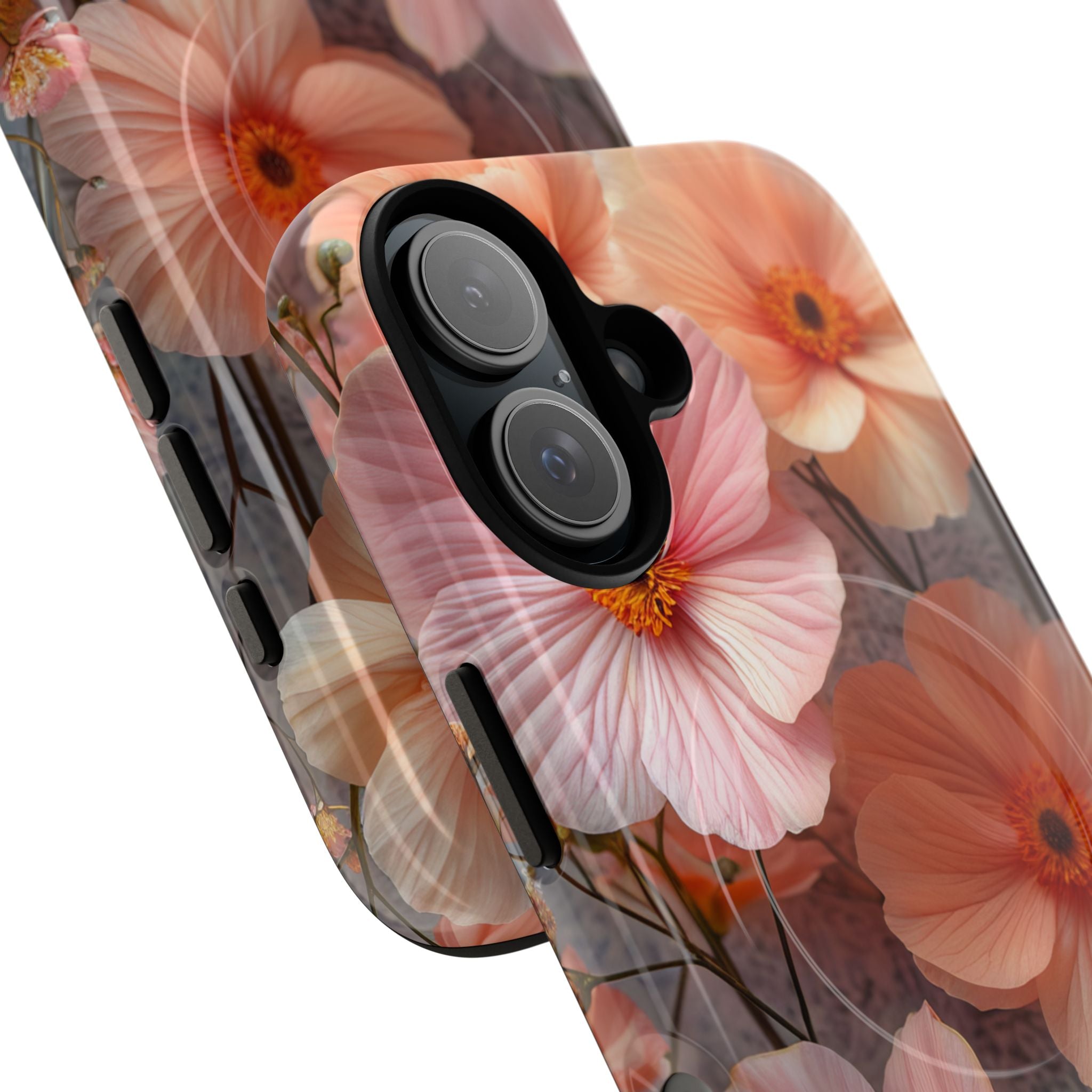 Serene Botanical Blooms - Tough + MagSafe® iPhone 16 Phone Case