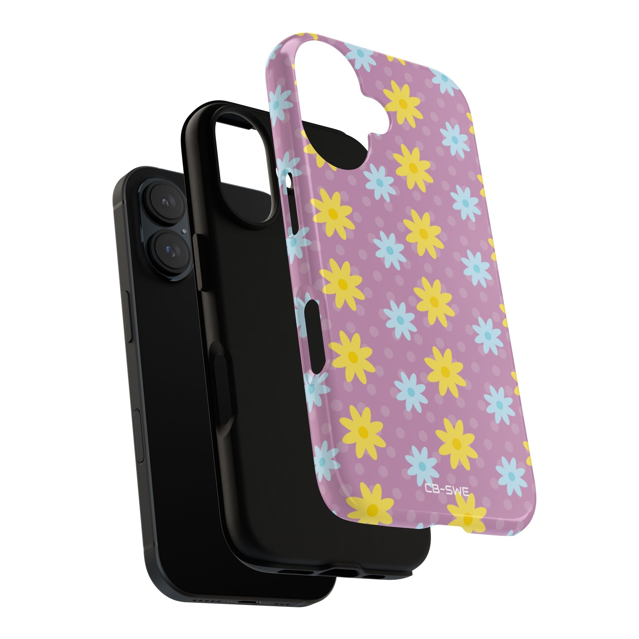 Flower Dots Dance - iPhone Case