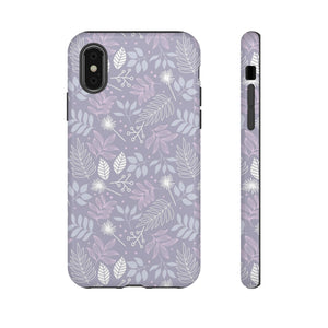 Purple Mona Leaf - Protective Phone Case