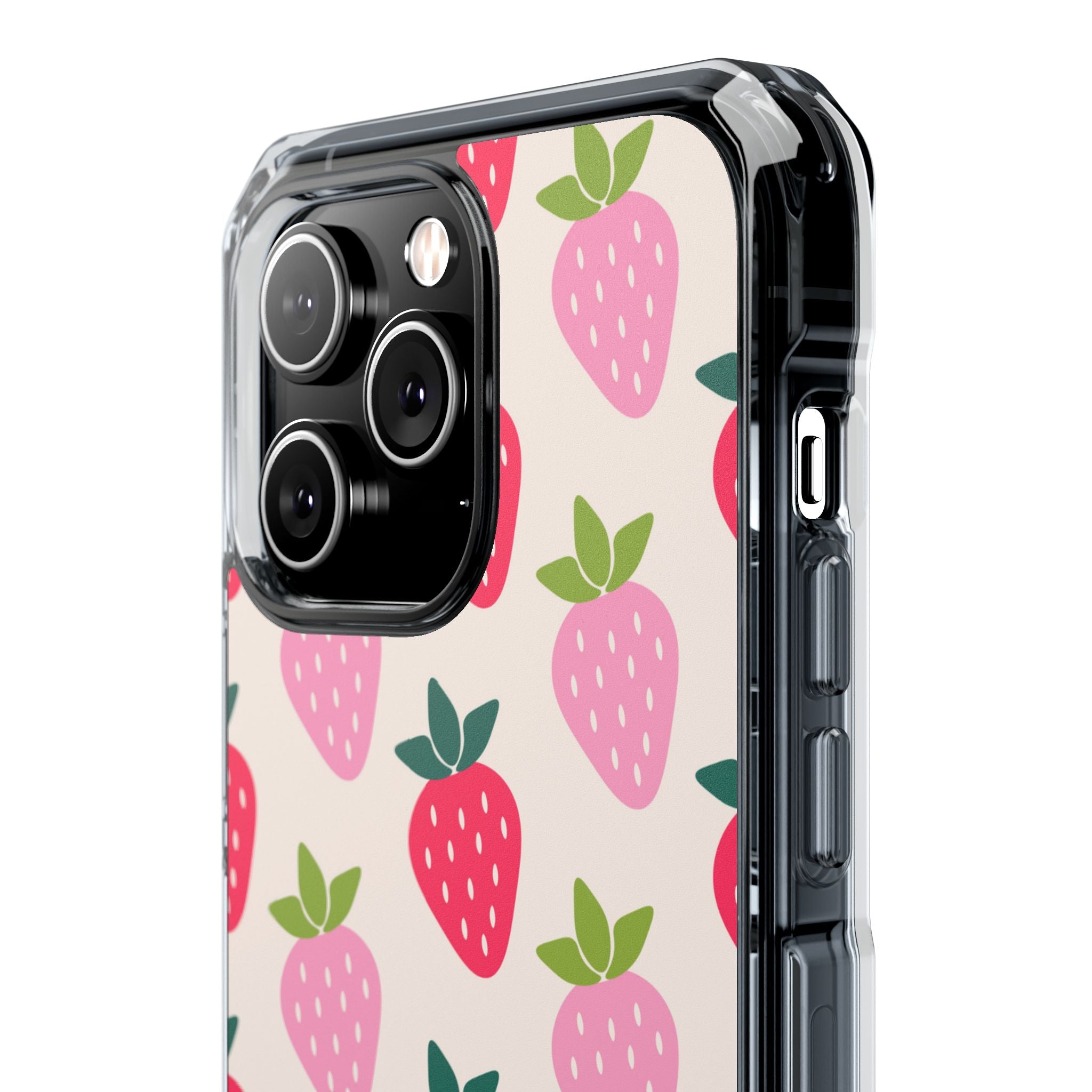Vibrant Strawberry Rhythm iPhone Case - Impact
