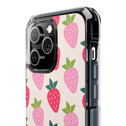 Vibrant Strawberry Rhythm iPhone Case - Impact