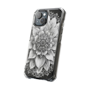 Celestial Mandala Harmony - Phone Case for iPhone (Clear Impact - Magnetic)