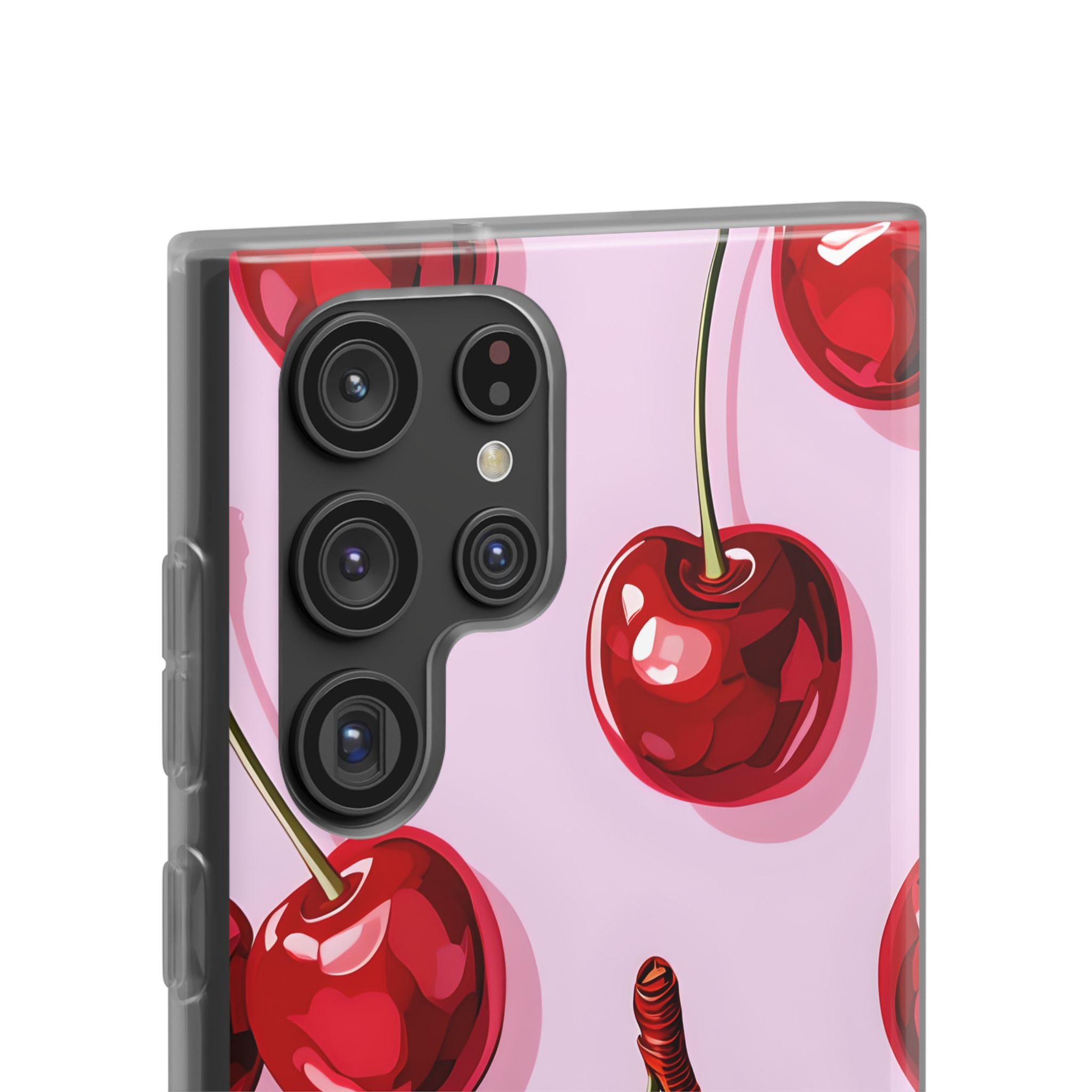 Glossy Cherry Burst Samsung S22 Ultra Case - Soft