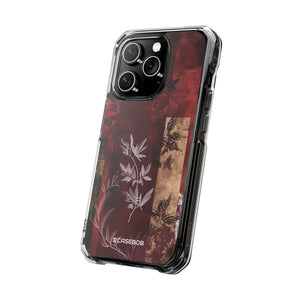 Marsala Design Showcase | Handyhülle für iPhone (Clear Impact Case – magnetisch) 