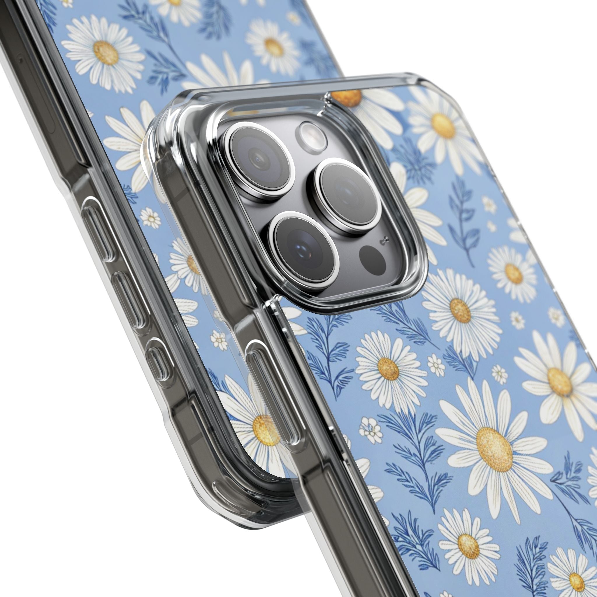 Daisies On Blue iPhone Case - Impact