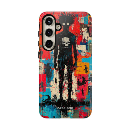 Spiky Skull Silhouette Samsung S24 Plus Case - Tough