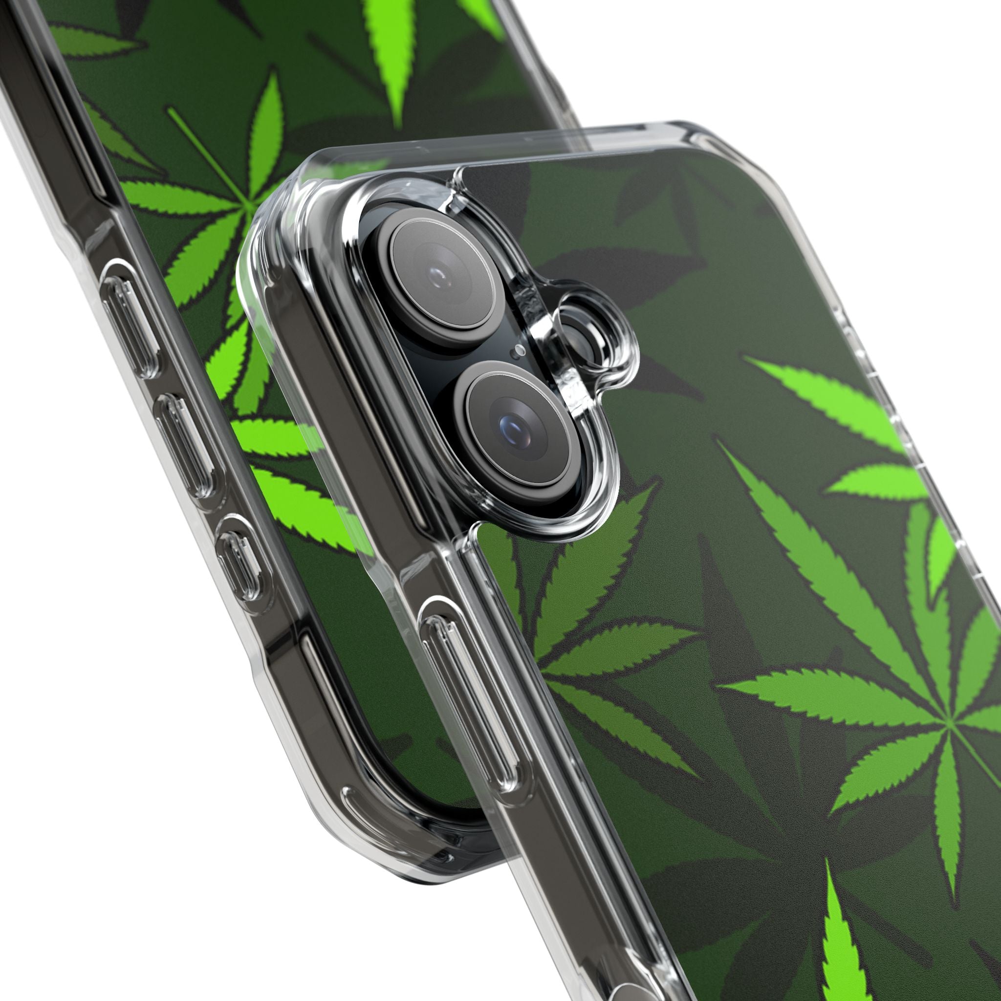 Green Leaf Symmetry iPhone Case - Impact
