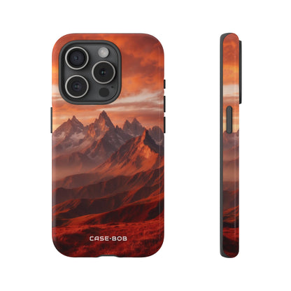 Jagged Glow iPhone 15 Pro Case - Tough