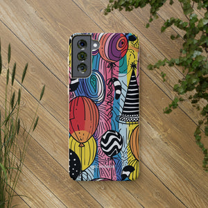 Vibrant Party Whimsy | Biodegradable Phone Case