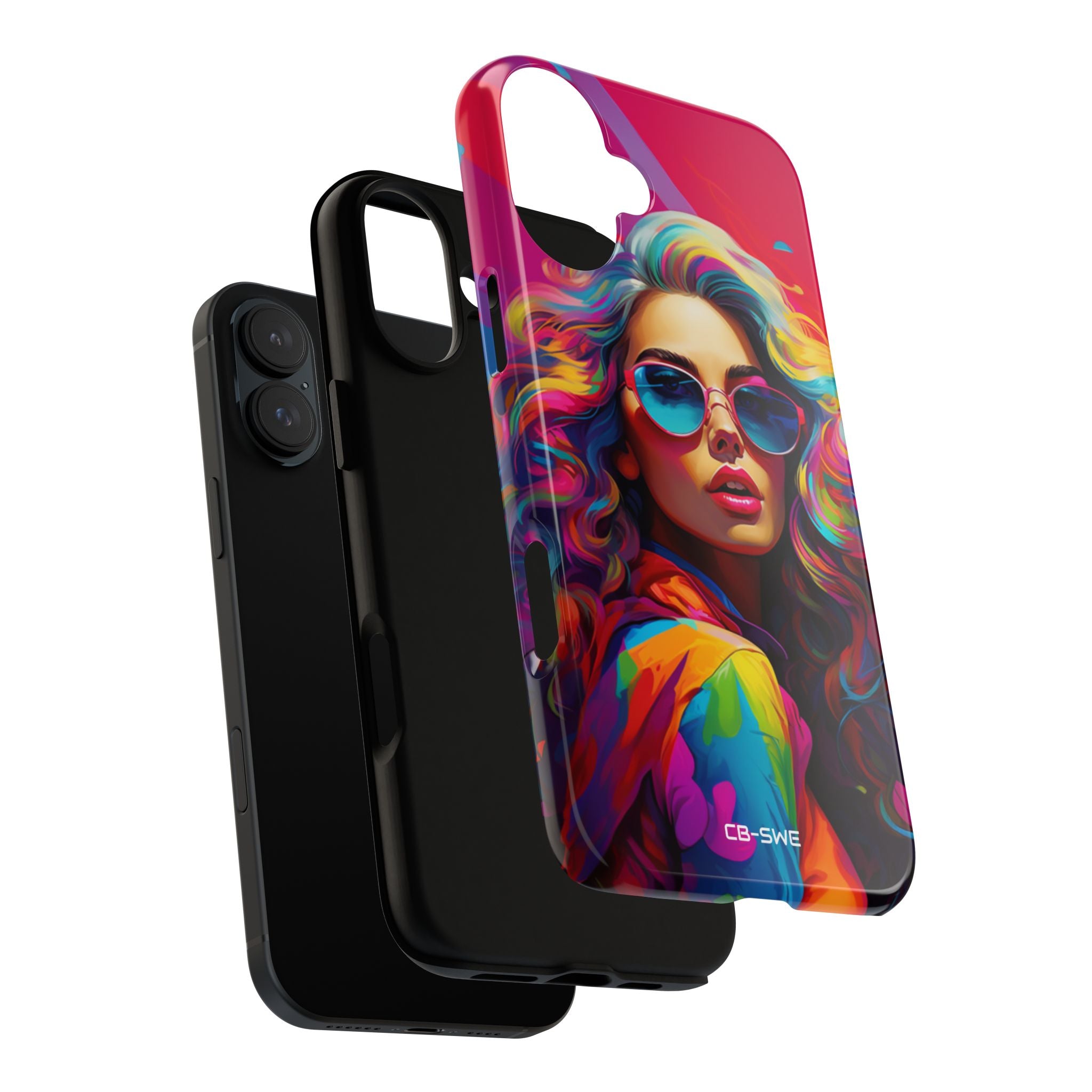 Surreal Color Fusion - iPhone Case