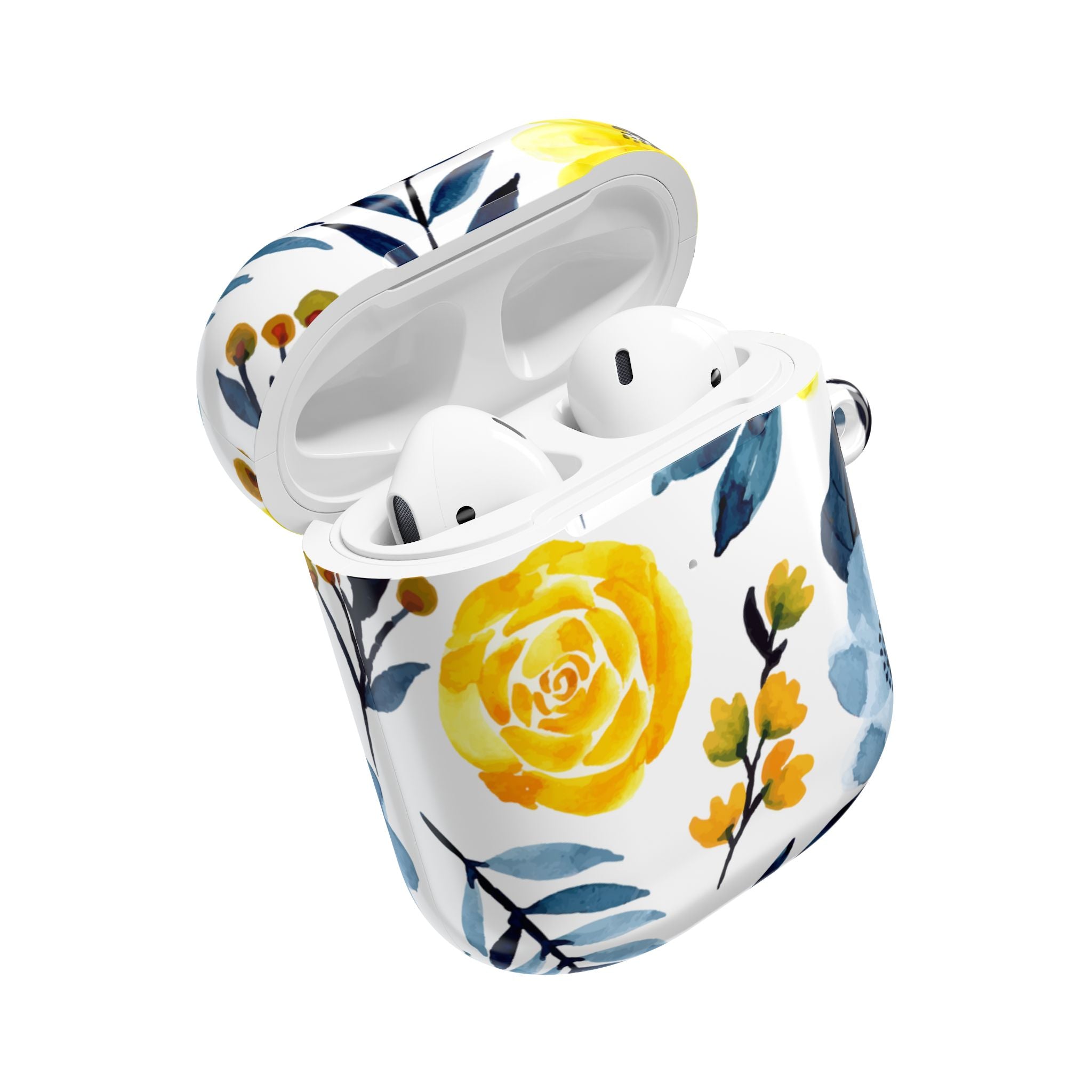 Yellow Blue Blossoms - AirPods Cover