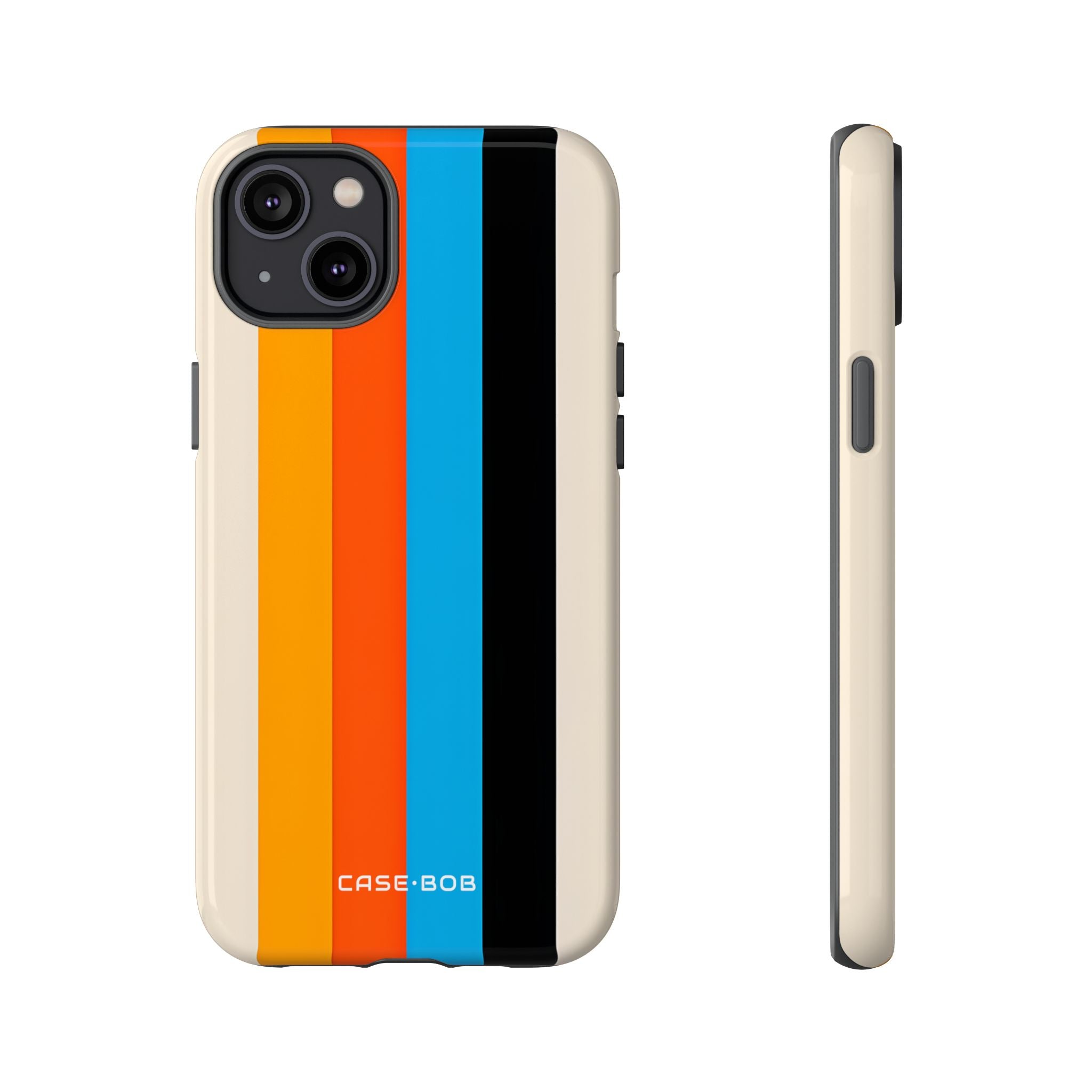 Vivid Stripe Harmony iPhone 14 Plus Case - Tough