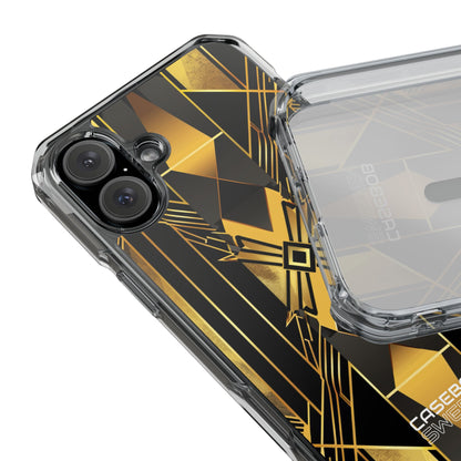 Golden Deco Symphony iPhone 16 - Impact Clear+