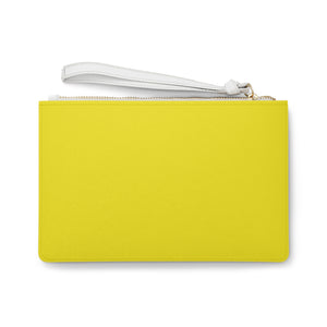 Aureolin Yellow Clutch Bag