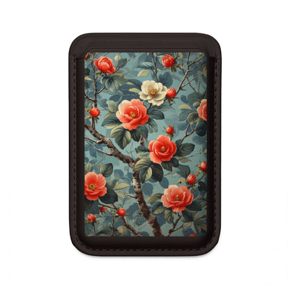 Pink Camellia Wallet – MagSafe Ready