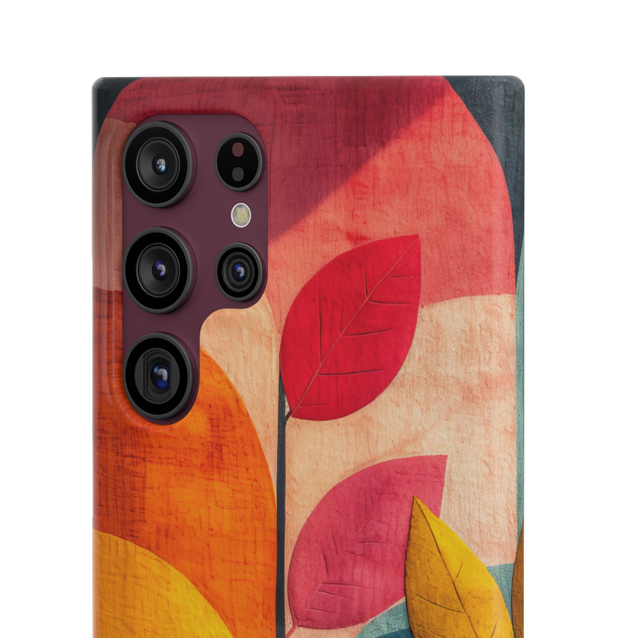 Abstract Orange Blue Design - Slim Samsung S22 Phone Case