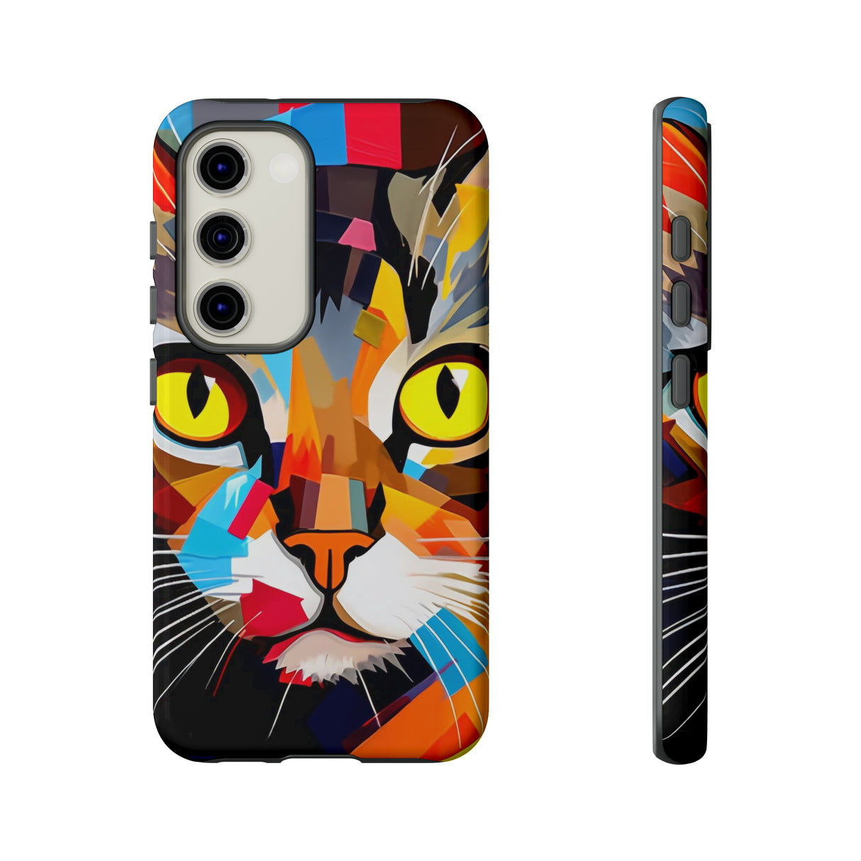 Abstract Kitty Palette Samsung Case (Protective)