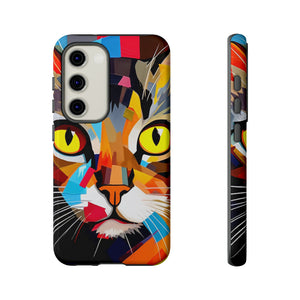 Abstract Kitty Palette Samsung Case (Protective)