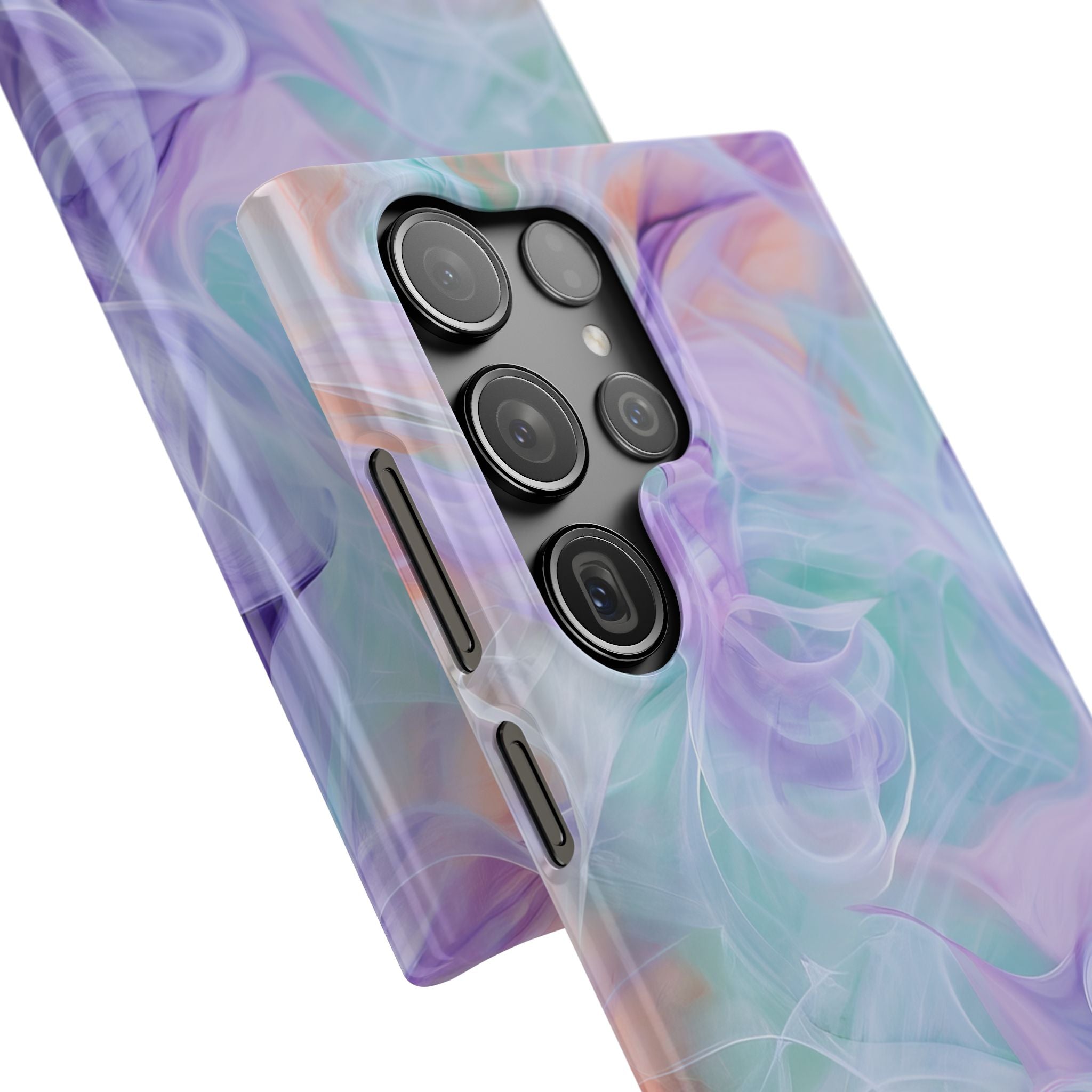 Purple Peach Whirl - Slim Samsung S23 Phone Case