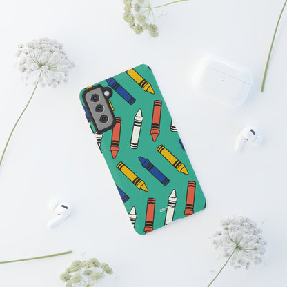 Crayons Dance Playfully - Samsung Case