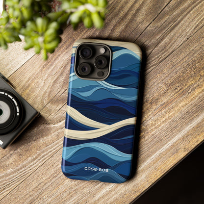 Ocean Rhythm iPhone 15 Pro Max Case - Tough