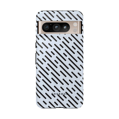 Monochrome Dash - Protective Phone Case